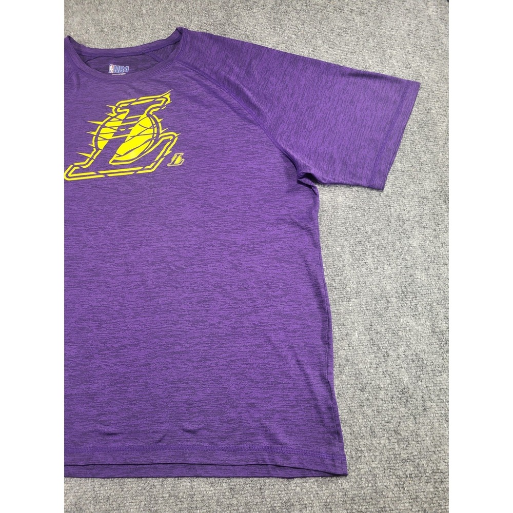 UNK NBA LOS ANGELES LAKERS TSHIRT ACTIVEWEAR PURPLE SIZE XXX-LARGE (3XL) - Picture 2 of 12